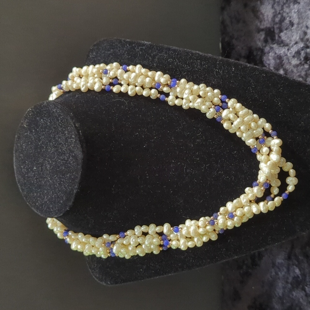 Unbranded 5-Strand Faux Pearl Beaded Necklace